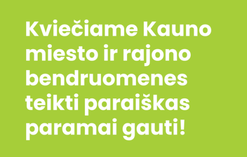 Laukiame jūsų paraiškų: KKJ bendruomenių projektams skiria 100 tūkst. eurų